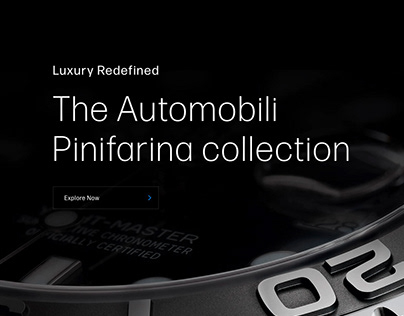 Automobili Pininfarina Merchandise Web Design