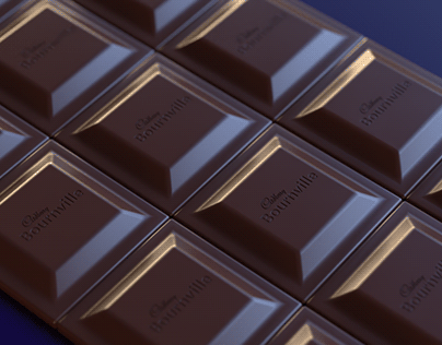 Project thumbnail - Dairymilk Bournville Render