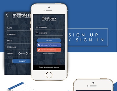 Meetdesk Application