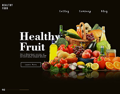 Healhy Food Web Banner