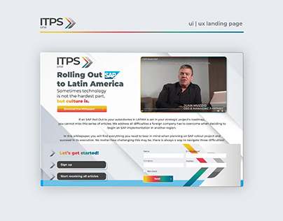 ITPS One Ui|Ux Landing Page