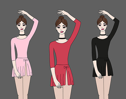 Иллюстрация Illustration Ballerinas