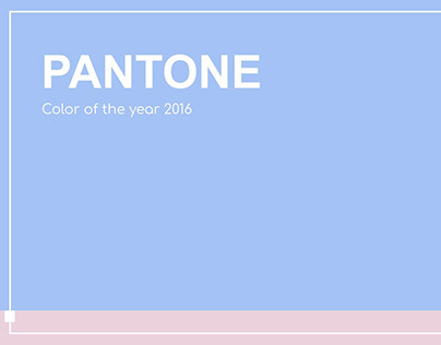 Pantone color of the year 2016