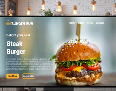 Burger Bun web Site