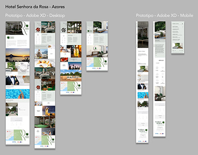 Desktop & Mobile Website_Hotel Senhora da Rosa_Azores