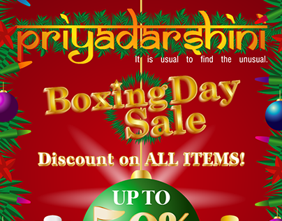 Motion Graphic | Priyadarshini Boxing Day Sale (2021)