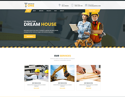 Case Study: Constructor One – Construction WP Theme