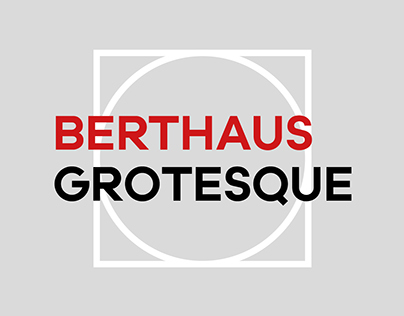 Berthaus Grotesque