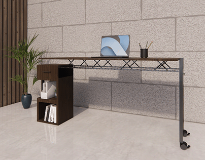 Deployable Furniture - Office table/Bookshelf