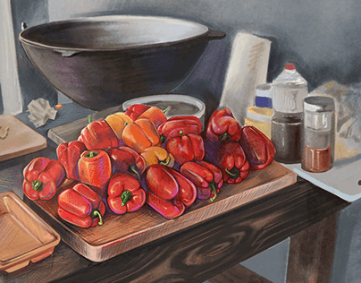 Still life "Peppers"