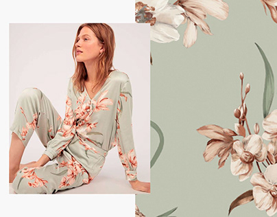 FLORAL PATTERN FOR OYSHO (INDITEX)