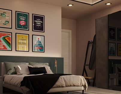 Simple boy bedroom Design