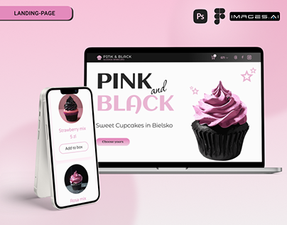 Landing-Page of Candy Store