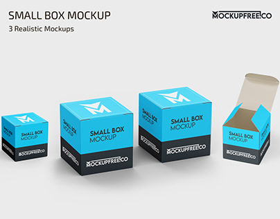 Free Small Box Mockup PSD