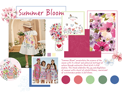Summer Bloom (Girls Digital Floral Collection)
