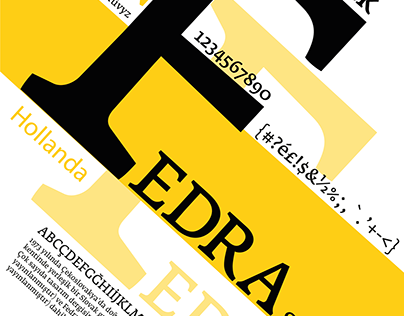 fedra type typography
