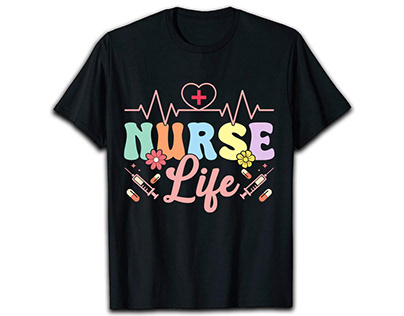 Nurse Life T-shirt Design