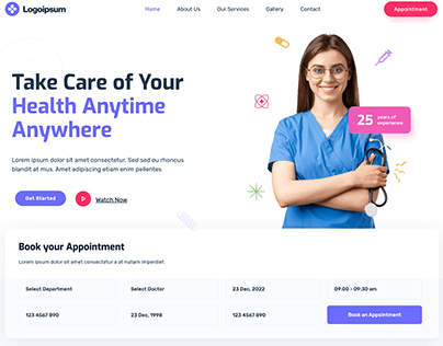 Health Website Design
