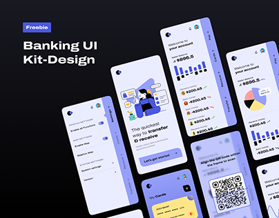 Freebie - Banking UI Kit Design