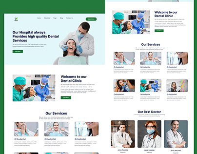 Project thumbnail - Dental Care Website