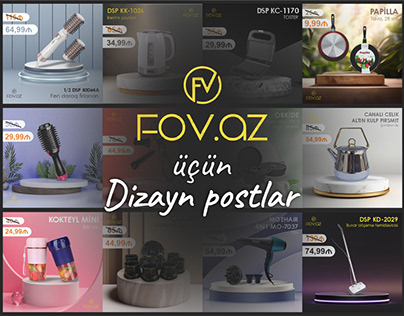 Design of posts for the company "Fov.az "