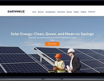 Earthwave Solar Websit Design