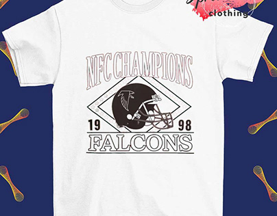Atlanta Falcons 1998 NFC Champions logo shirt