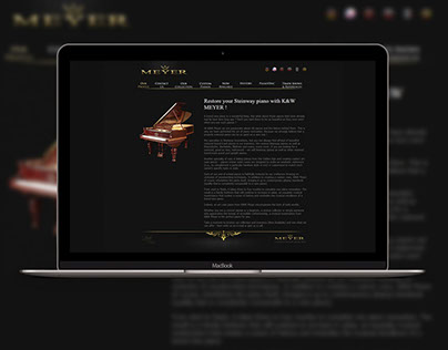 Website Design - Meyer - Piano Renovation