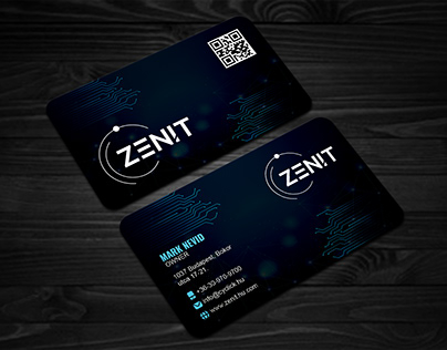 IT & Software company modern business card