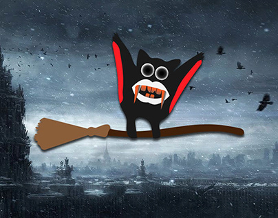 Halloween Bat Logo