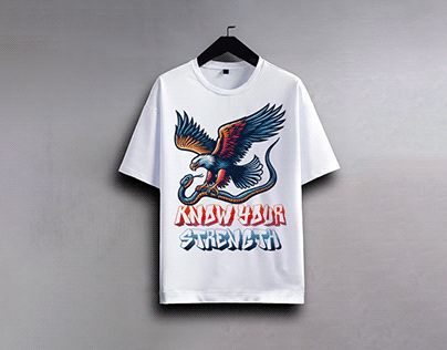 Eagle t-shirt design ! graffity illustration