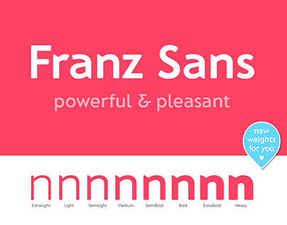 Franz Sans – new weights
