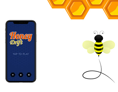 honey drift game design in illustrator