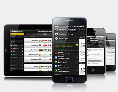 Mobile app Univisión Marcador