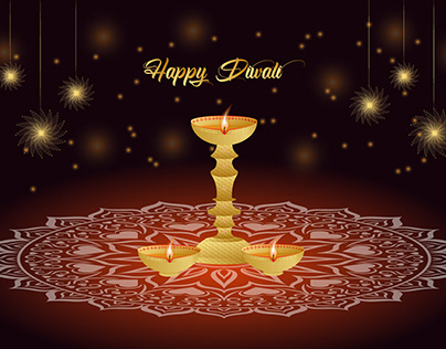 happy diwali holiday background