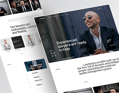 Project thumbnail - Lawfeed - Law Firm Landing Page