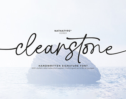 Clearstone - Script Font
