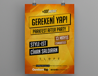 Event Design Set - GerekeniYap Parkfest After Party