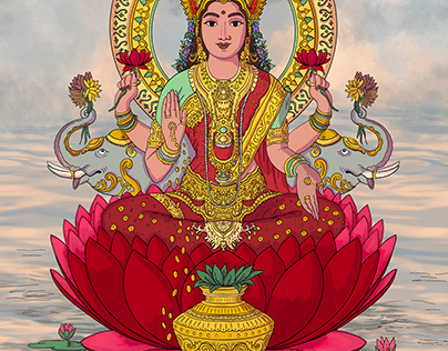 Lakshmi, Diosa indú de la abundancia
