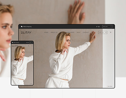 Online store ZLITAY | UI/UX website design