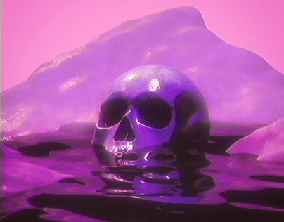 Project thumbnail - Purple skull