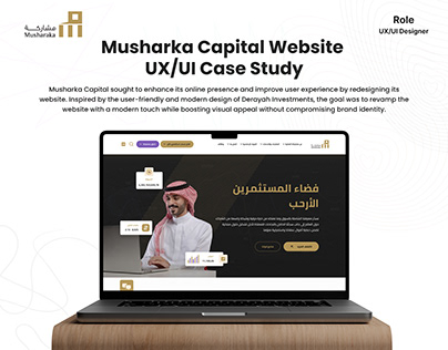 Revamping Musharaka Website: Enhancing UX/UI