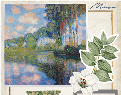 Claude Monet Digital Scrapbooking