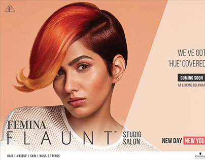 Femina Flaunt Studio Salon Campaign