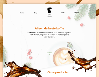 Echte Koffie website & logo design