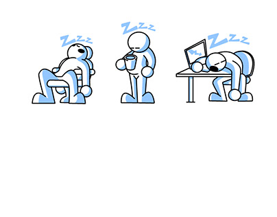 hard day at work Icons