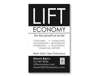 LIFT Economy Business Card
