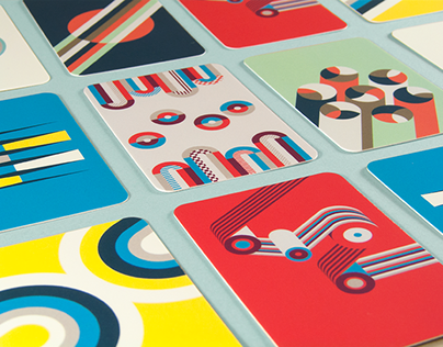 Geometric posters & business cards