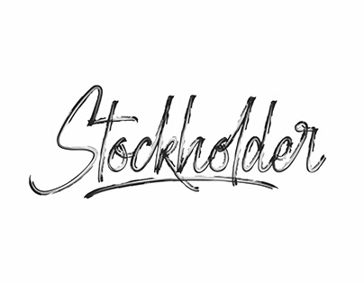 Stockholder Font