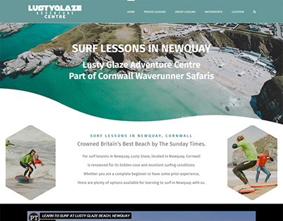 SURF LESSONS IN NEWQUAY - Lusty Glaze Adventure Centre